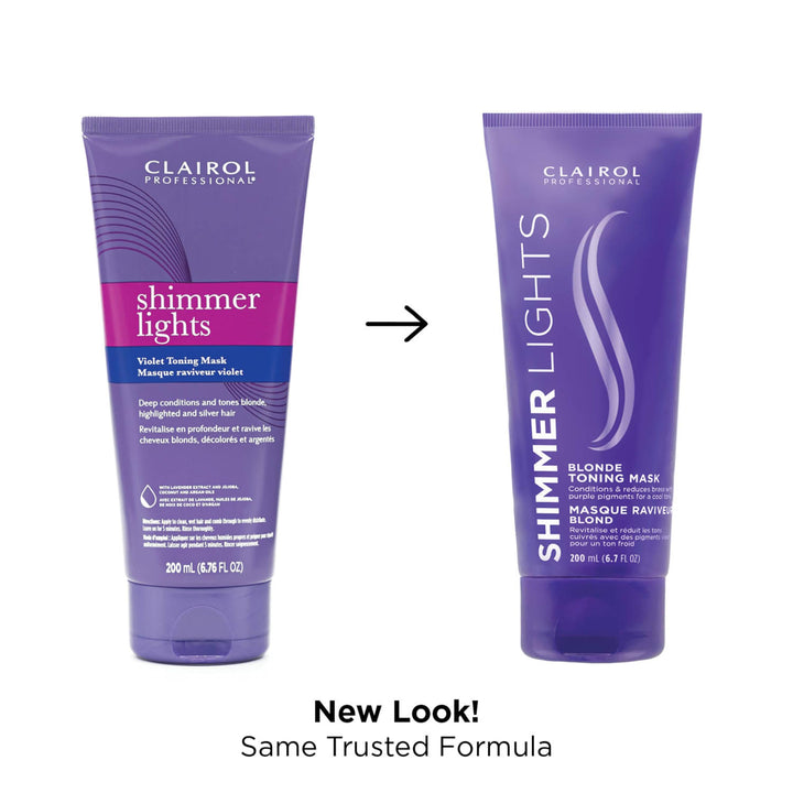 Clairol Professional Shimmer Lights Violet Toning Mask 200mL - Packaging may vary