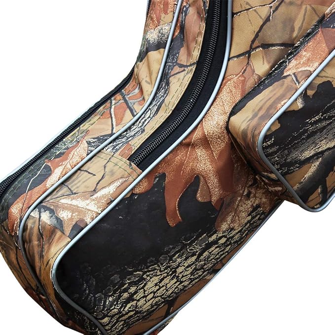 Sougayilang Folding Fishing Rod Case Organizer Pole Storage Bag Rod Reel Tackle Carrier Fishing Rod Bag Fishing Case