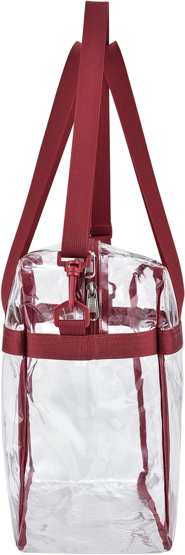 USPECLARE Clear Tote Stadium Approved, Security Travel & Gym Clear Bag for Work Sports Games Concerts