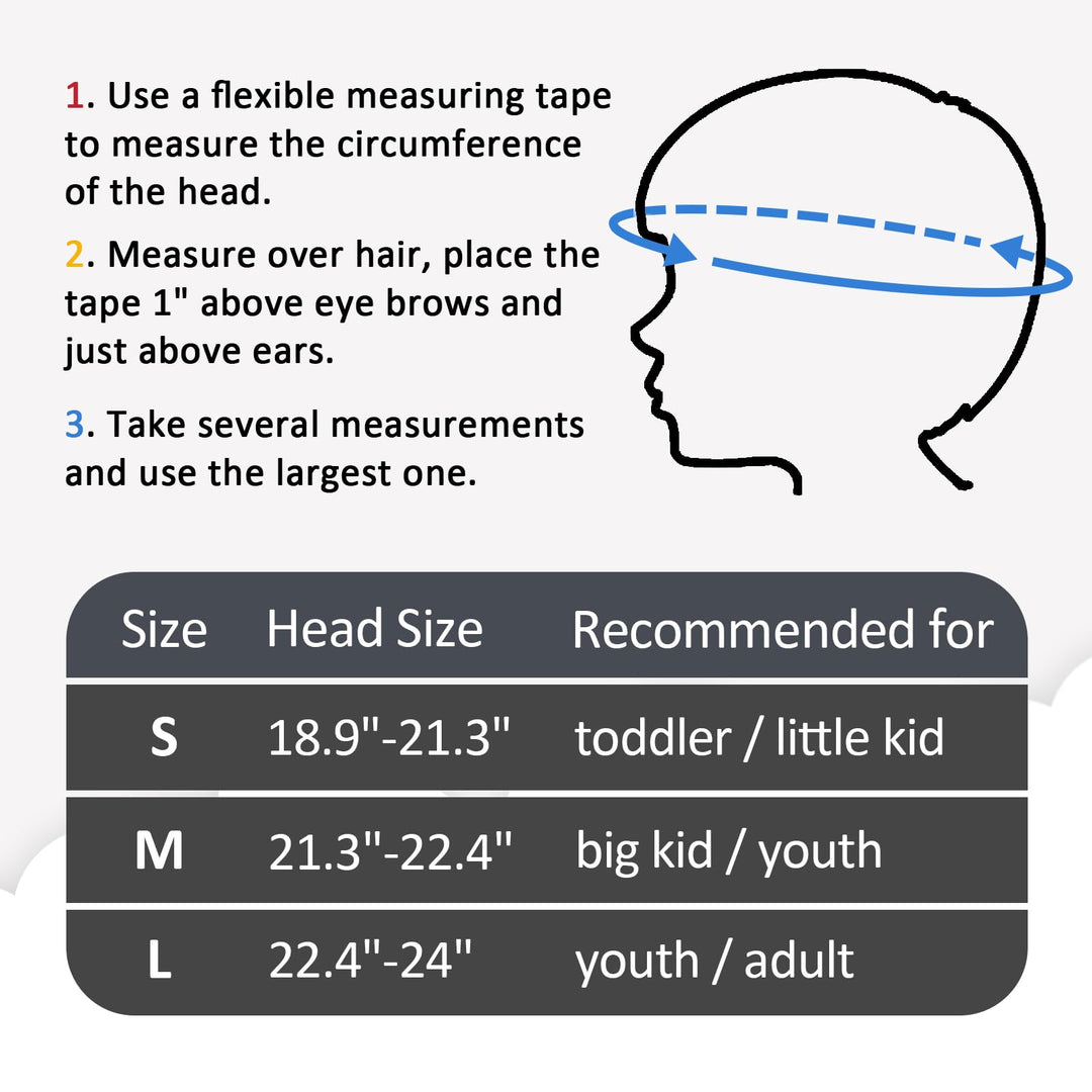 Kids Bike Helmet, Adjustable and Multi-Sport, from Toddler to Youth, 3 Sizes (Gray)