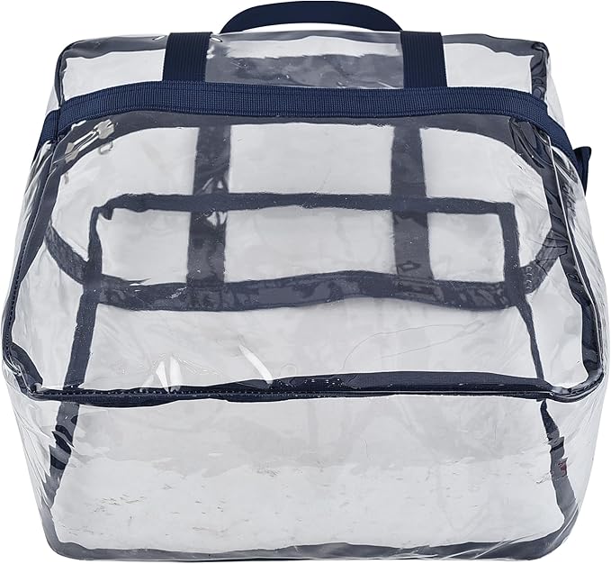 USPECLARE Clear Tote Stadium Approved, Security Travel & Gym Clear Bag for Work Sports Games Concerts