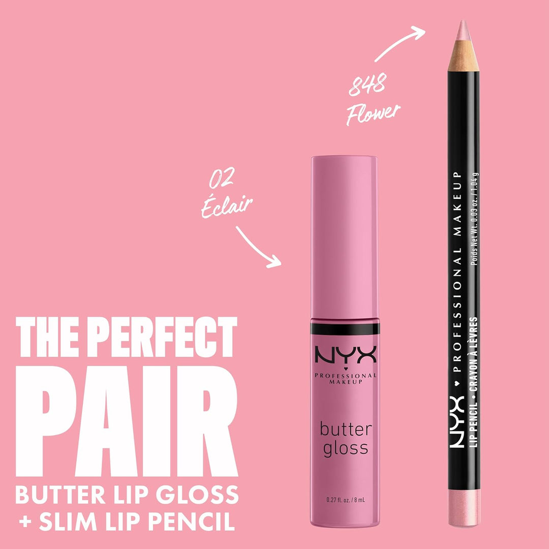 NYX Butter Gloss | Non-Sticky Pink Lip Gloss for All-Day Shine