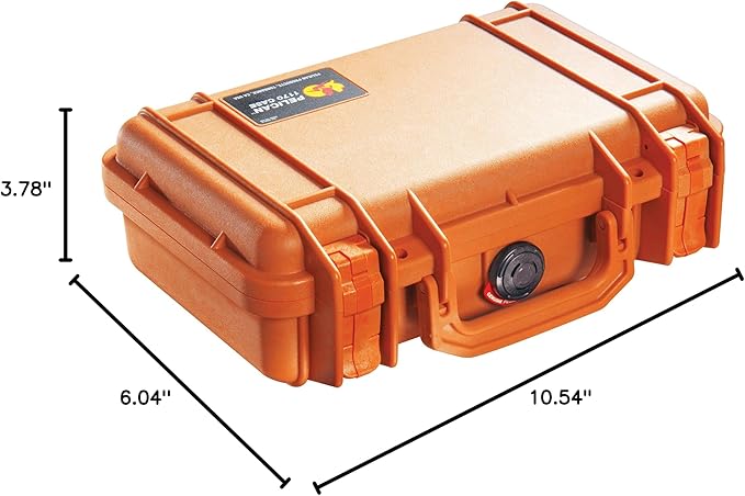 Pelican 1170 Case With Foam (Orange)