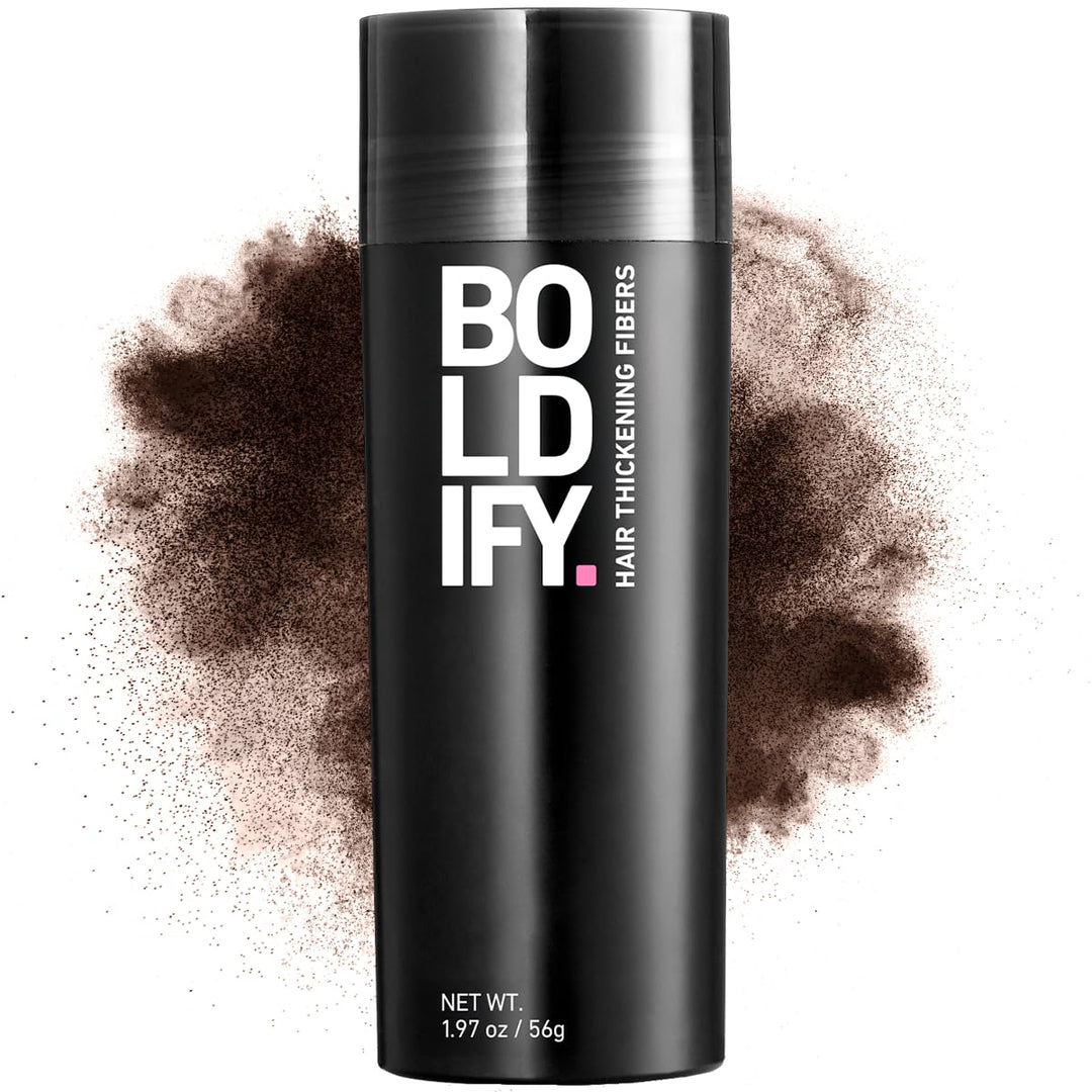 BOLDIFY Hair Fibers 28g | Thinning Hair Solution | Ash Brown for Men & Women