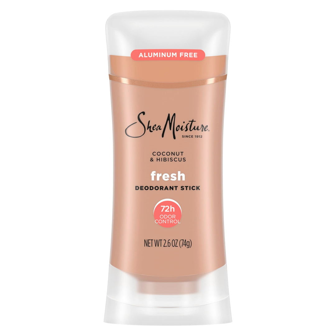 Shea Moisture Deodorant Stick 72h Odor Control Coconut & Hibiscus Fresh Aluminum Free 2.6 oz