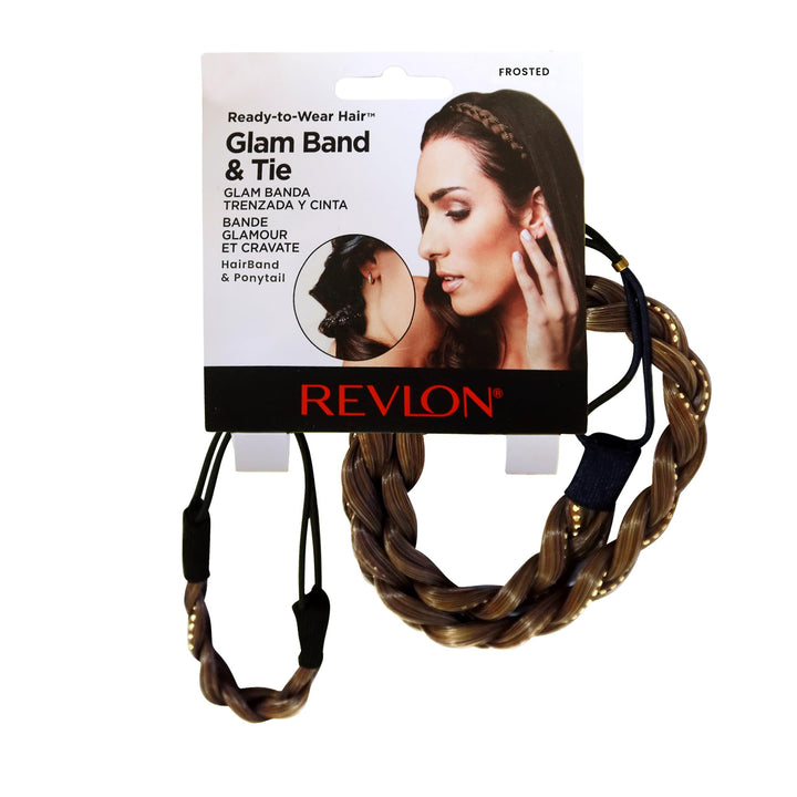 REVLON Synthetic Hair Braid Band and Tie Braid band (Frosted)