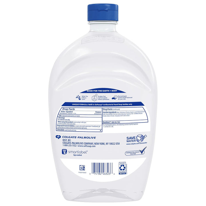 Antibacterial Soap Refill 50 Oz | Crisp Clean Scent | Pack of 2