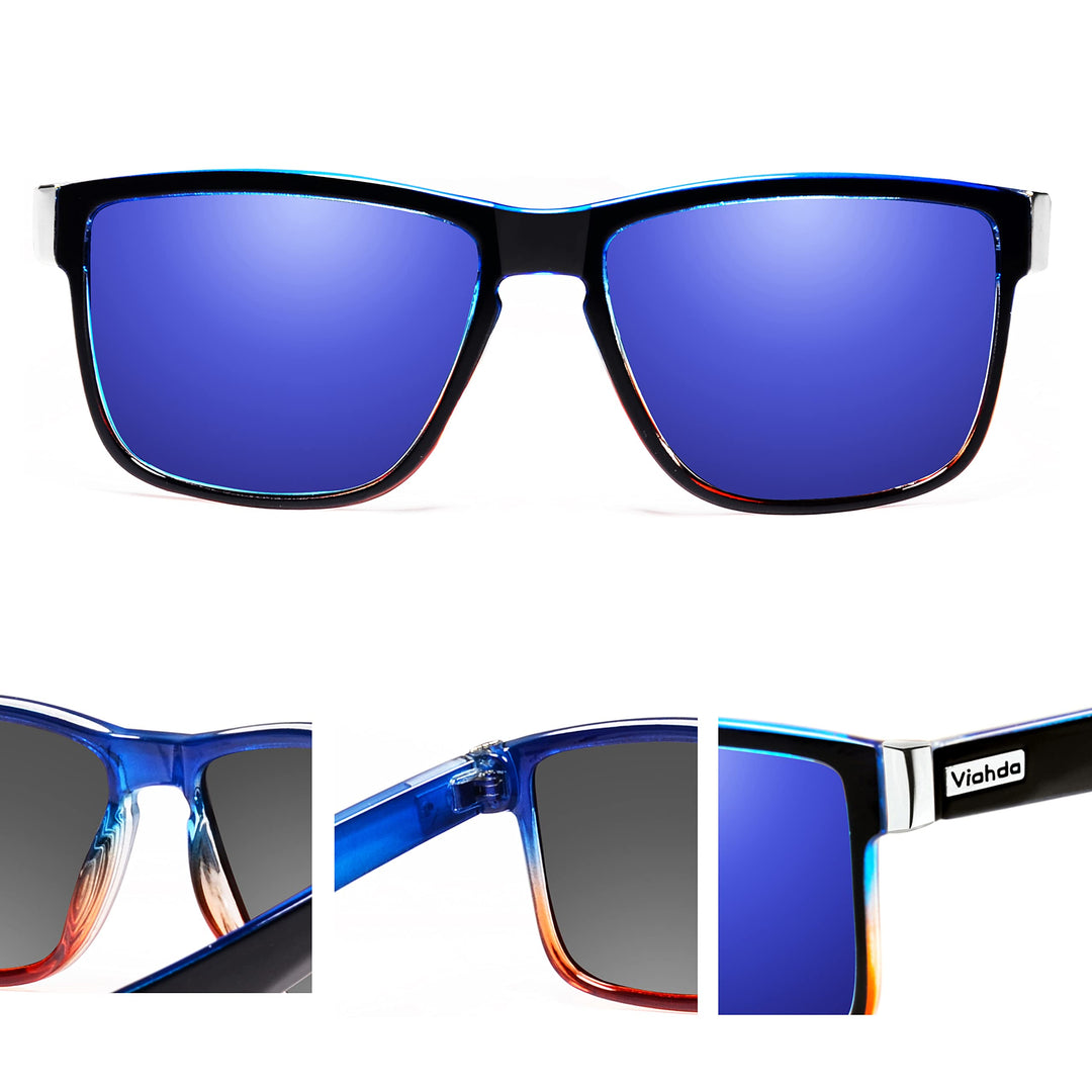 VIAHDA Polarized Sports Sunglasses for Man Cycling Running Fishing Golf Sun glasses Women HD6009