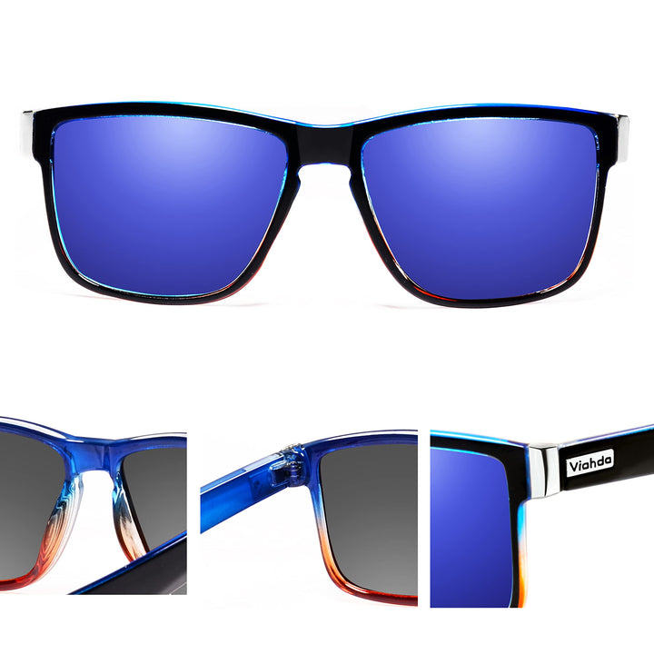VIAHDA Polarized Sports Sunglasses for Man Cycling Running Fishing Golf Sun glasses Women HD6009