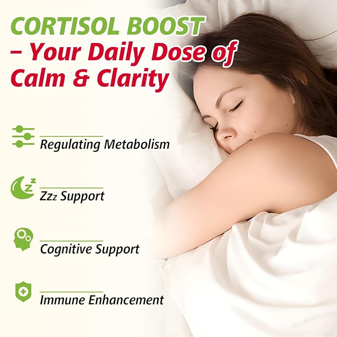 16-in-1 Cortisol Gummies for Women, Sugar Free Cortisol Gummies Supplement with Ashwagandha, Rhodiola Rosea, Magnesium, L-theanine for Relaxation, Sleep, Cognition, Raspberry Flavor, 60Ct