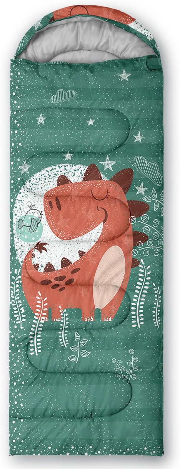 AILONEN Boys Sports Camping Sleeping Bags,Lightweight & Waterproof,3 Season Warm & Cool Weather,Black Player Basketball Sleeping Bags for Kids Adults,Travelling,Outdoors