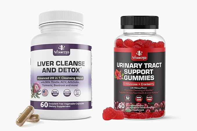 Comprehensive Wellness Duo: Liver Cleanse & Urinary Tract Support