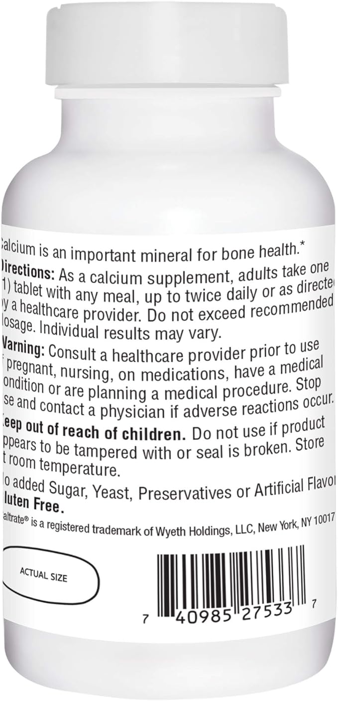 21st Century Calcium Supplement, 600 Mg, 200Count