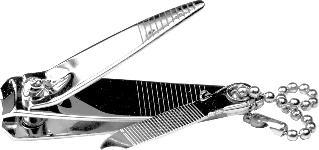 Performance Tool W991 Convenient Keychain Nail Clipper with File for On-the-Go Grooming and Maintenance