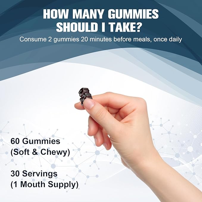 Pure Himalayan Organic Shilajit Gummies - 800 mg Natural Organic Shilajit Resin with 85+ Trace Minerals, Fulvic Acid & Phytonutrients - for Energy, Immune Support - 60 Gummies, 1 Month Supply