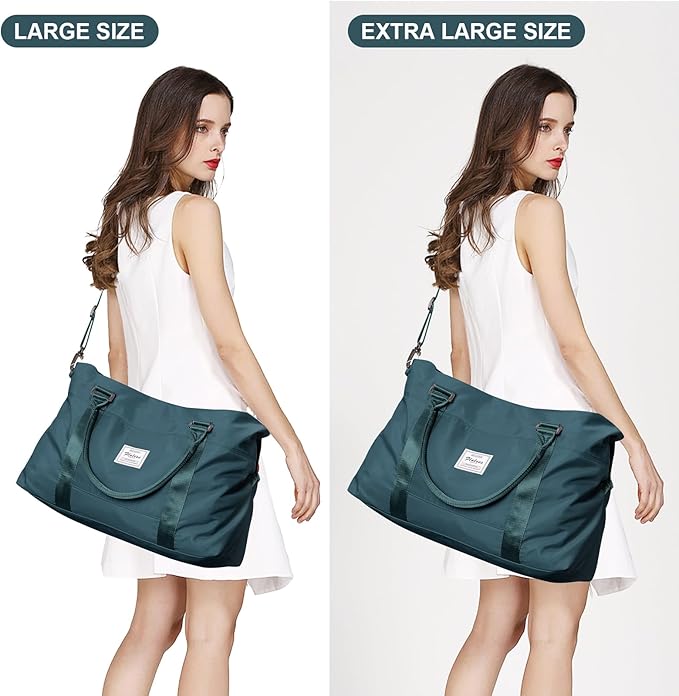 Travel Duffel Bag,Sports Tote Gym Bag,Shoulder Weekender Overnight Bag for Women