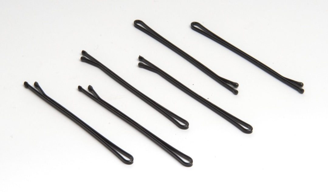 Diane 2.5” Large Black Bobby Pins for Women, Girls, Hairdressing, Salon, Hair Pins with Ball Tips for Securing Updos, Flyaways, 1lb Pack, (Approximately 250 Pins)