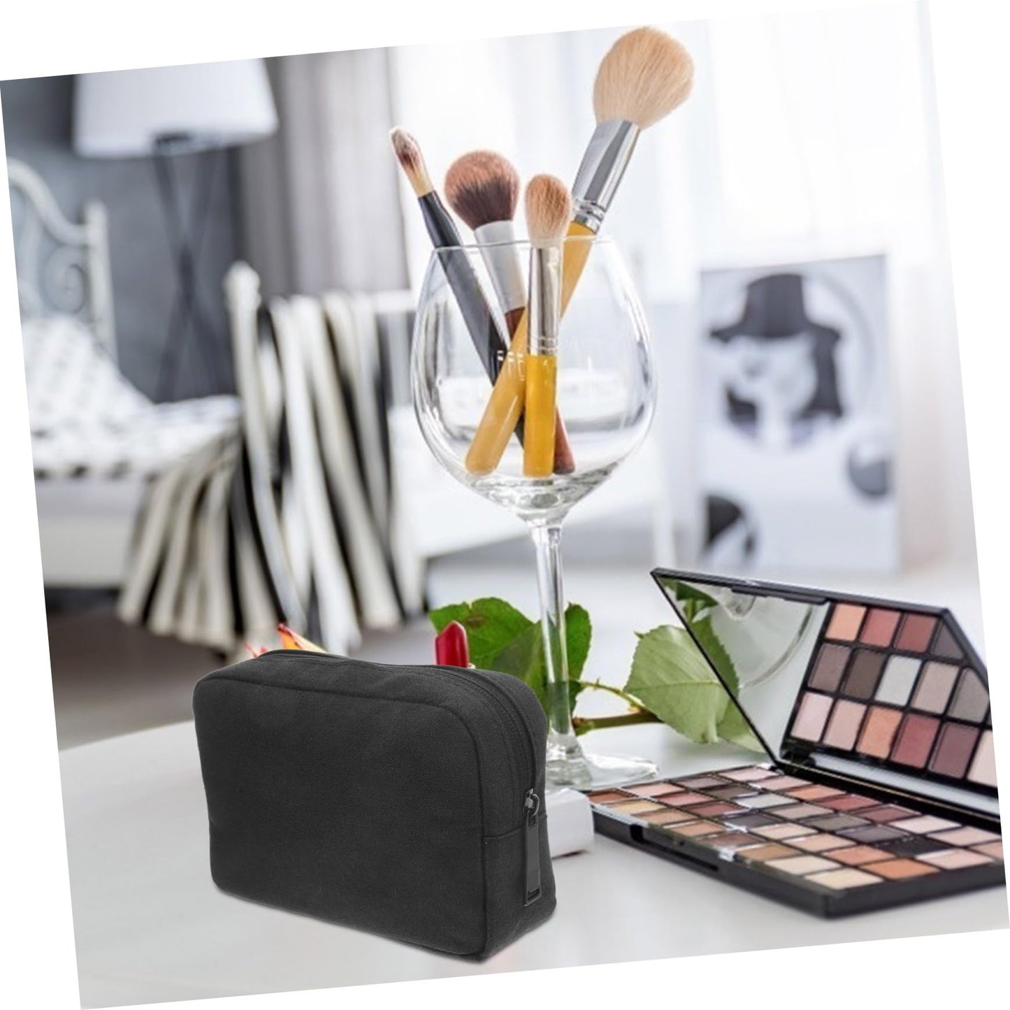 CTIRCHIU Portable Digital Accessories Organizer Bag Compact Travel Electronics Case with Storage Sleek Gray Cosmetic Pouch for Men and Women Lightweight Cable and Gadget Carrying Case