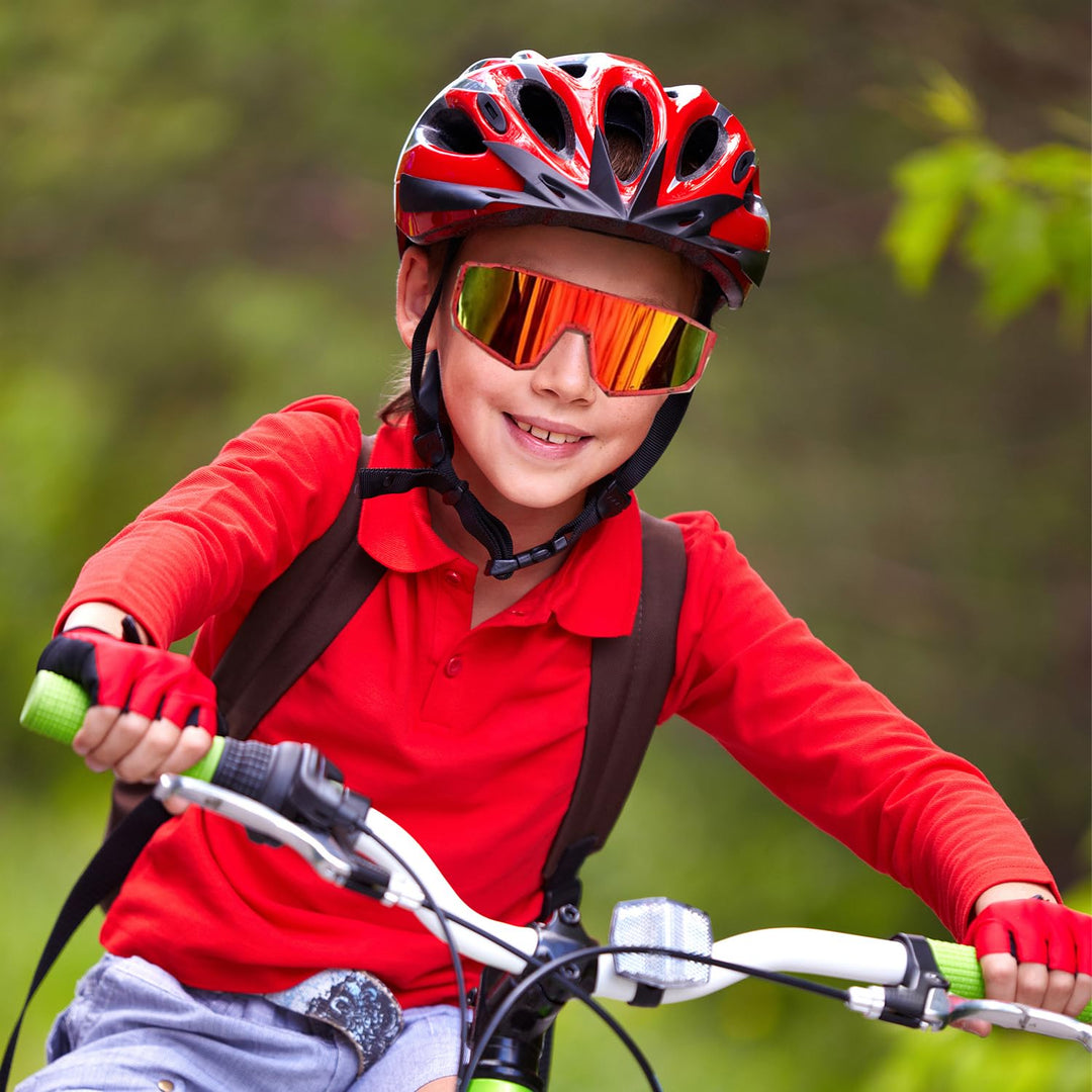 Youth Baseball Sunglasses For Boys Girls,UV400 Kids Sports Sunglasses,Cycling glasse Running Golf
