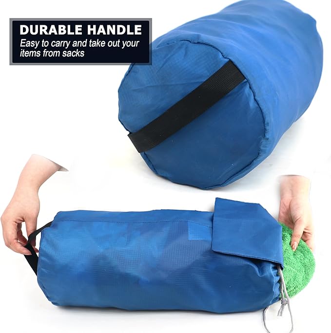 BeeGreen Stuff Sack for Backpacking Drawstring Storage Bag with Dust Flap