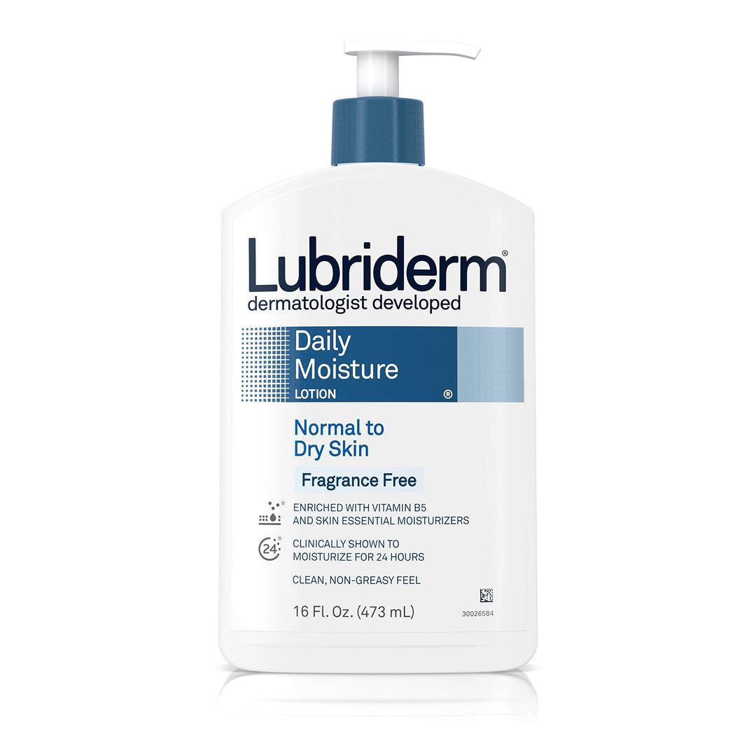 Lubriderm Daily Moisture Fragrance Free Lotion 16-Ounce