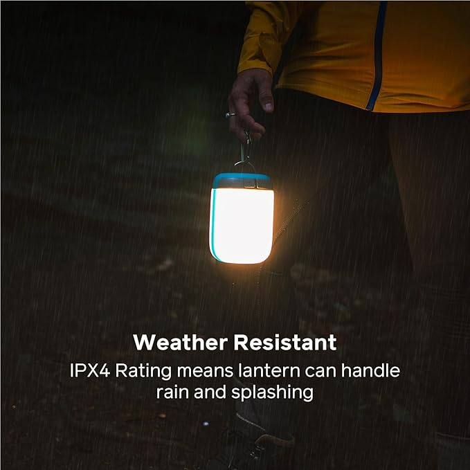 BioLite Alpenglow Multicolor USB Lantern with Rechargeable Battery and Charging Port, Alpenglow 500