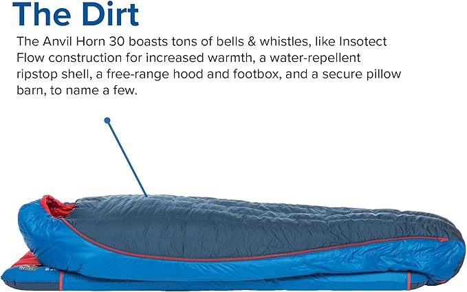 Big Agnes Anvil Horn (650 DownTek) Sleeping Bag