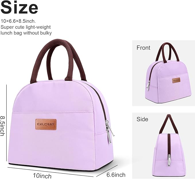 BALORAY Lunch Bag for Women Men Insulated Lunch Box for Adult Reusable Lunch Tote Bag for Work, Picnic or Travel