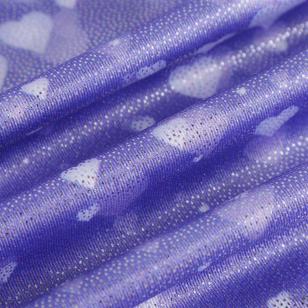 DAXIANG Leotards for Girls Gymnastics with Shorts Purple Dance Unitards Biketards