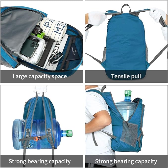 35L Lightweight Foldable Waterproof Packable Travel Small Hiking Backpack Daypack for men women