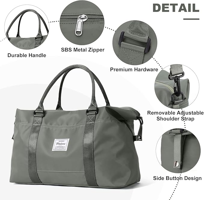 Travel Duffel Bag,Sports Tote Gym Bag,Shoulder Weekender Overnight Bag for Women