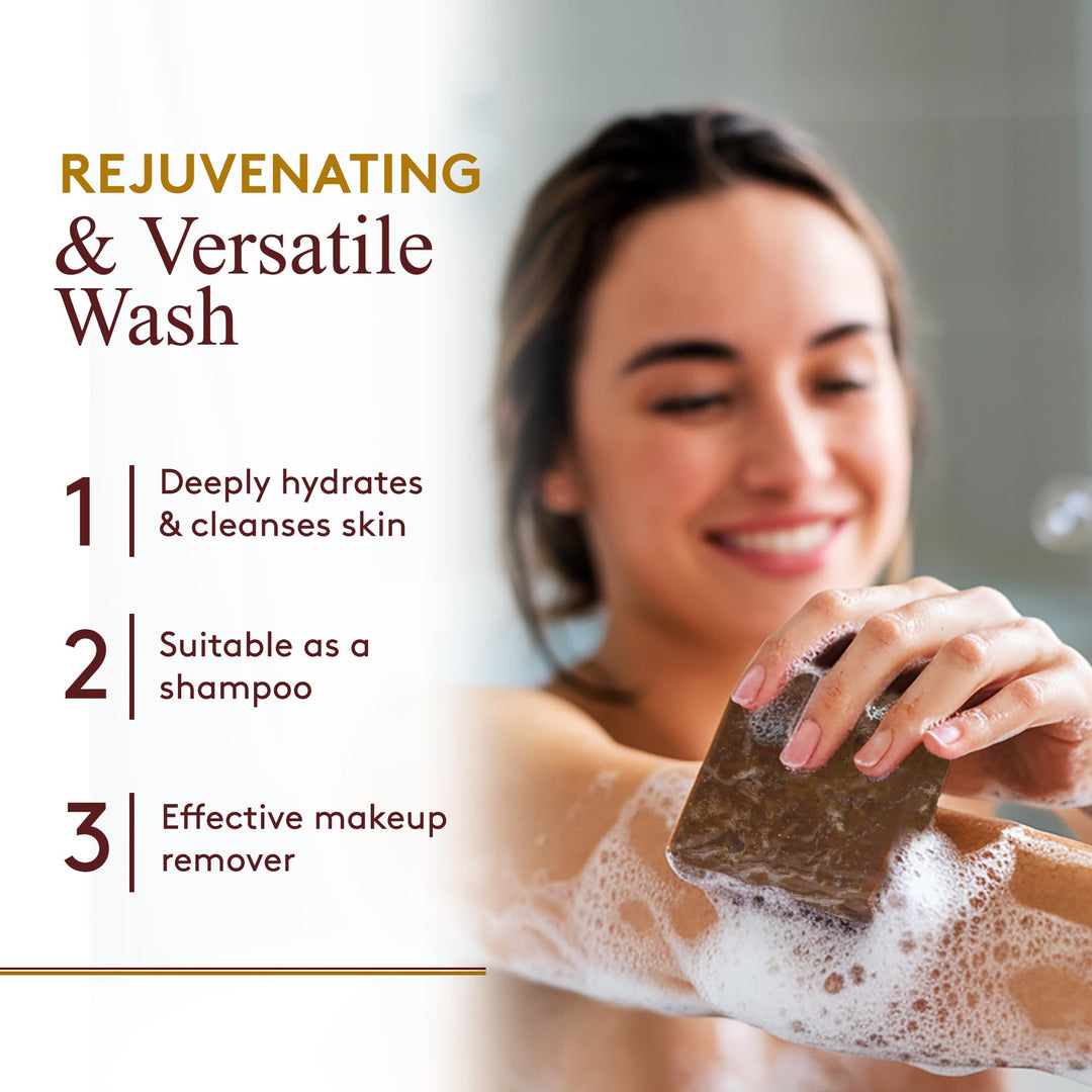 OKAY Pure Naturals AFRICAN BLACK SOAP BLACKSEED 5.5oz / 156gr