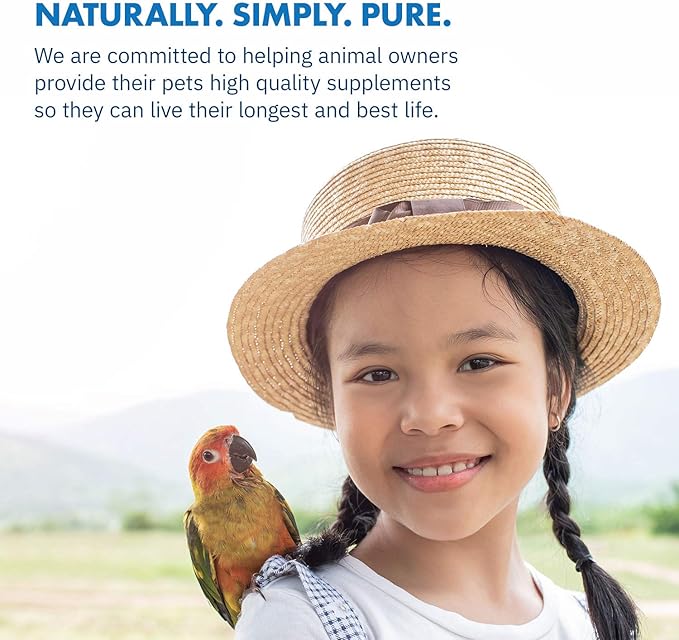 Avian Milk Thistle + Dandelion Root Dietary Supplement for Parrots, All-Natural Liver Formula (120 Servings)