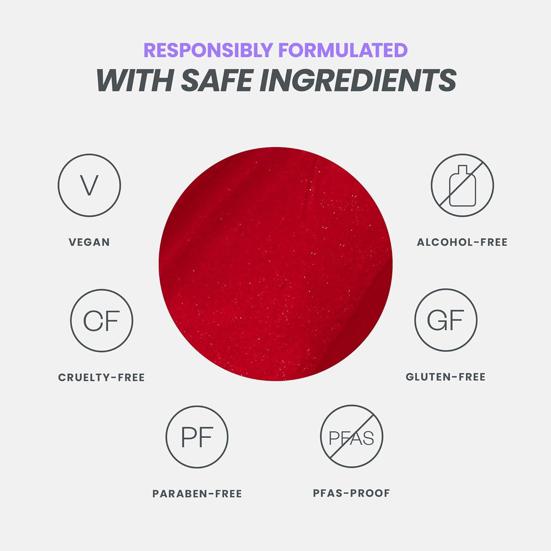 Wonderskin Wonder Blading Lip Stain Masque | Waterproof Red Tint, Matte Finish