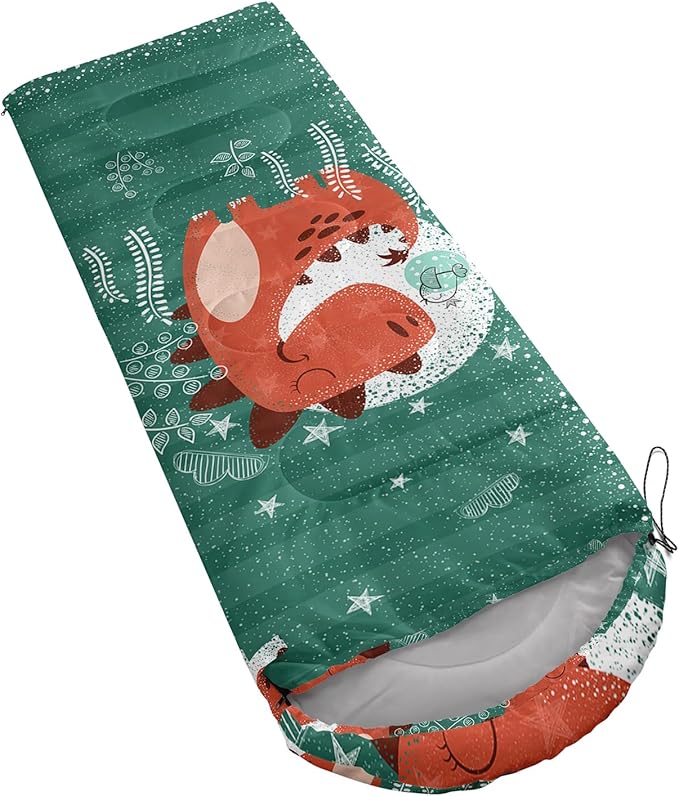 AILONEN Boys Sports Camping Sleeping Bags,Lightweight & Waterproof,3 Season Warm & Cool Weather,Black Player Basketball Sleeping Bags for Kids Adults,Travelling,Outdoors