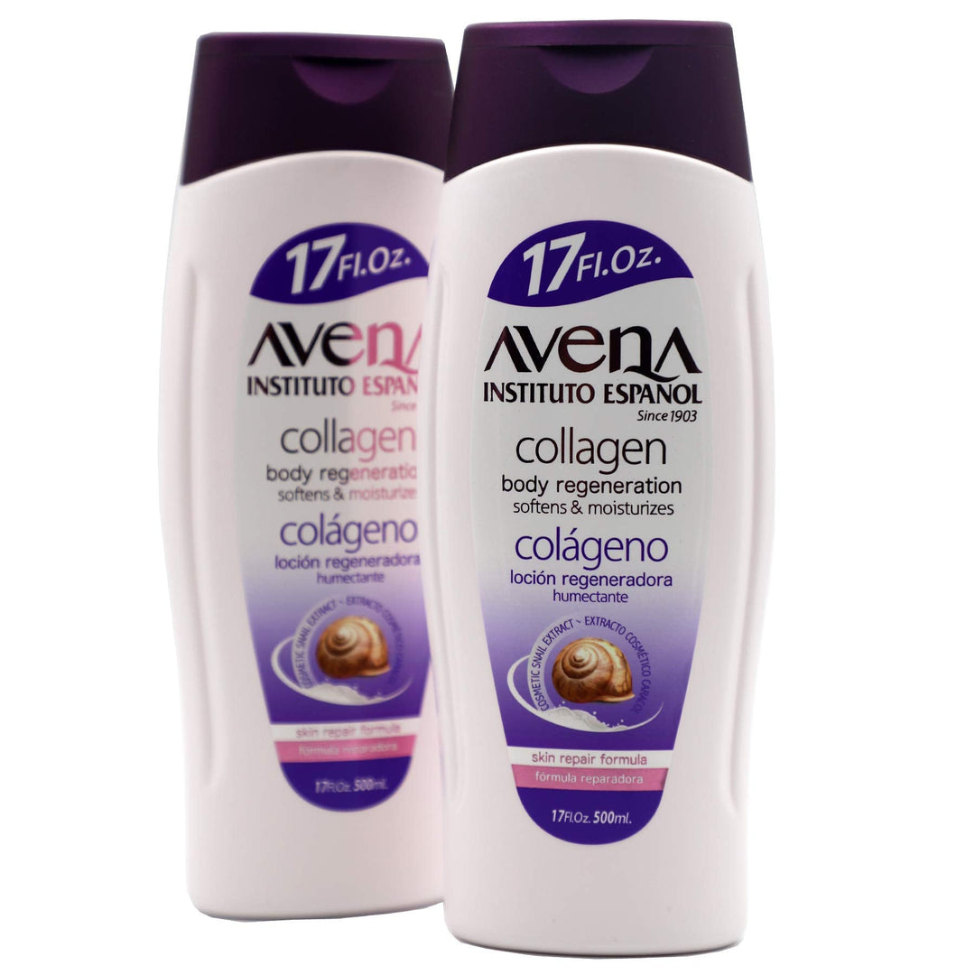 Avena Instituto Espaol Collagen Body Regeneration, Softens & Moisturizes, Skin Repair Formula, 2-pack Of 17 FL Oz each, 2 Bottle