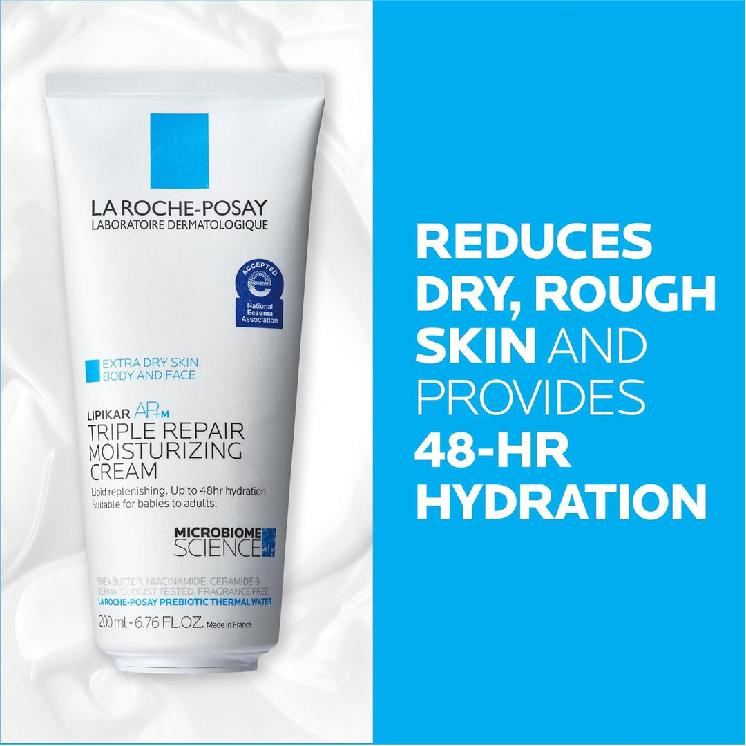 La Roche-Posay Lipikar AP+ Moisturizing Cream | Shea Butter & Niacinamide | For Dry, Sensitive Skin