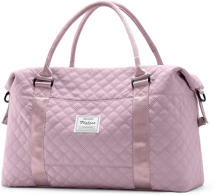 Travel Duffel Bag,Sports Tote Gym Bag,Shoulder Weekender Overnight Bag for Women