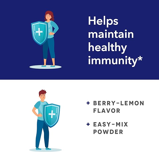 LifeSeasons Clinical Immunity - Elderberry Drink Mix - Protects & Fights for Healthy Immune Response - Immunity Booster - 3X Better Than Vitamin C - Serve Hot or Cold - Vitamin C + D + Zinc - (5 Pack)