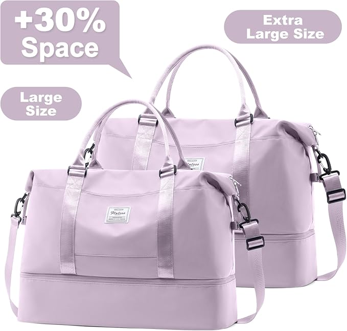 Travel Duffel Bag,Sports Tote Gym Bag,Shoulder Weekender Overnight Bag for Women