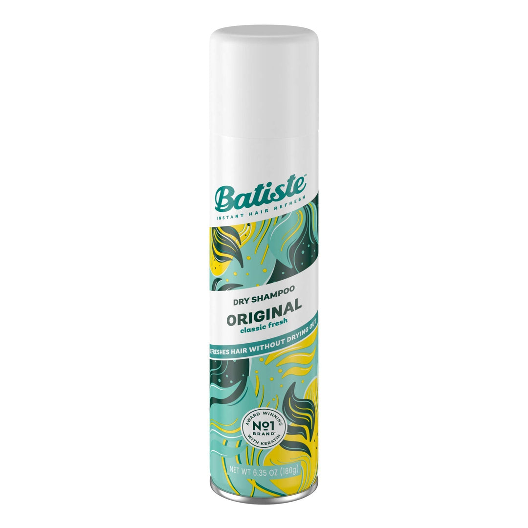 Batiste Dry Shampoo, Original Fragrance, Refresh Hair And Absorb Oil Between Washes, Waterless Shampoo For Added Hair Texture An
