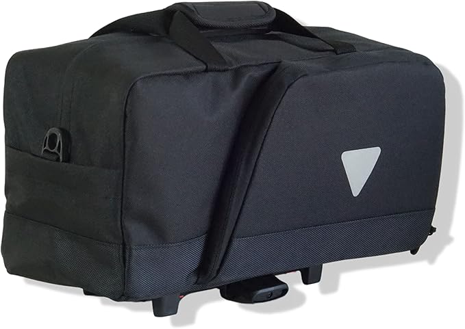 Vincita Nash Bike Trunk Bag - Universal Quick-release Fit All Rear Racks With Expandable Panniers And Waterproof Rain Cover, Large Capacity - Bicycle Commuter Bag Suitable For All Bicycles