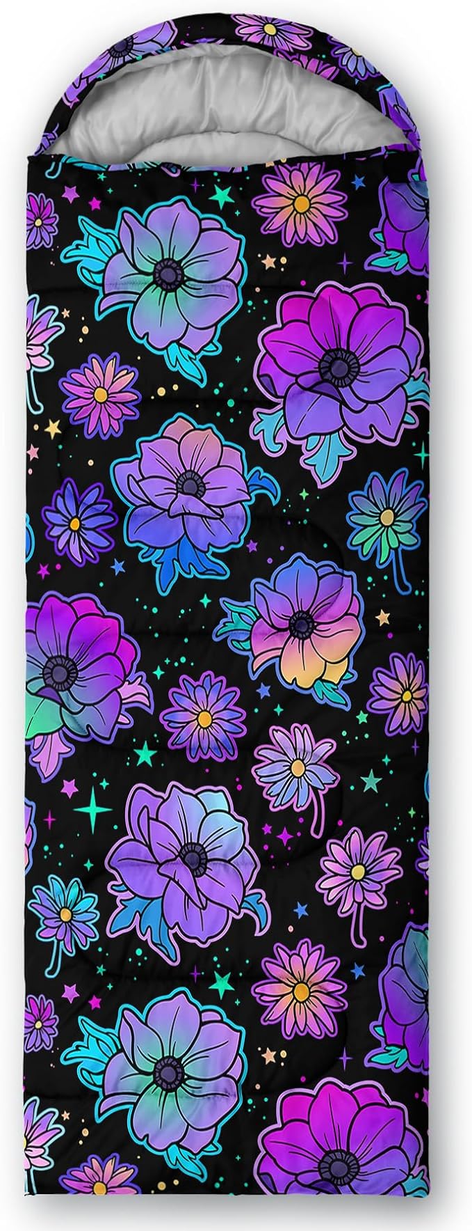 Axolotl Unicorn Sleeping Bag for Kids Boys Girls–Lightweight Warm Cold Weather Sleeping Bags,Waterproof Portable Sleeping Bag with Compression Sack for Camping Backpacking Outdoor Indoor