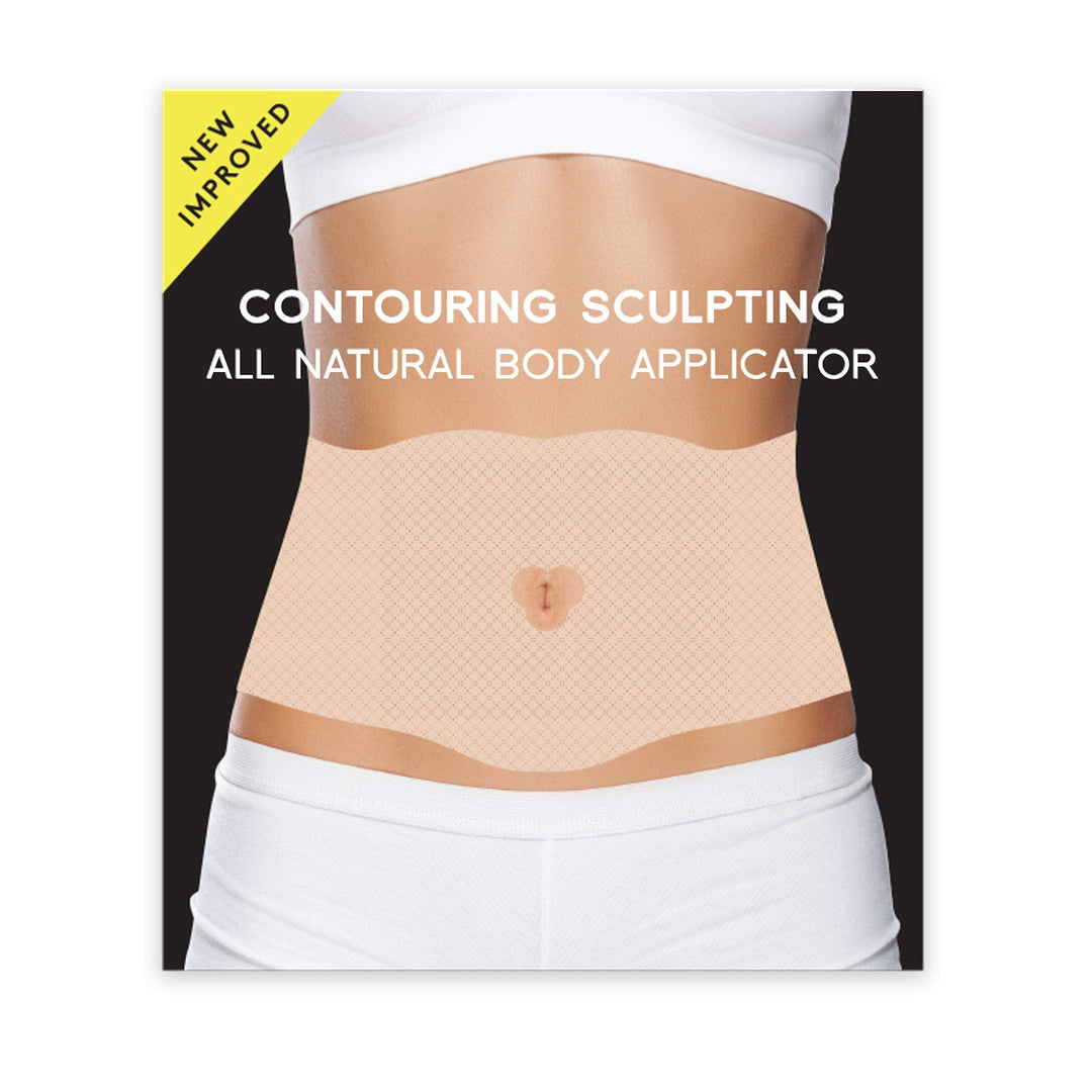 All Natural Moisturizing Body Applicator Wrap - Easy To Use Body Wrap -By Shape And Tone (6 Wraps)
