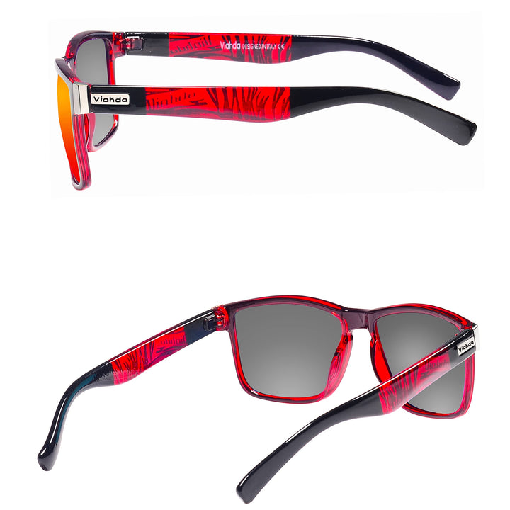 VIAHDA Polarized Sports Sunglasses for Man Cycling Running Fishing Golf Sun glasses Women HD6009