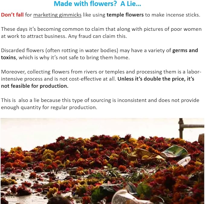 Autumn Rose Incense Sticks aka Nataraja - Artisan Luxury Masala Incense - Divine Scent for Home and Meditation - Handcrafted 30 Sticks