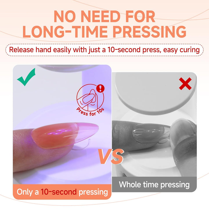 XXL Square Gel Nail Tips | 120 PCS Extra Long | No C Curve | DIY Home Use