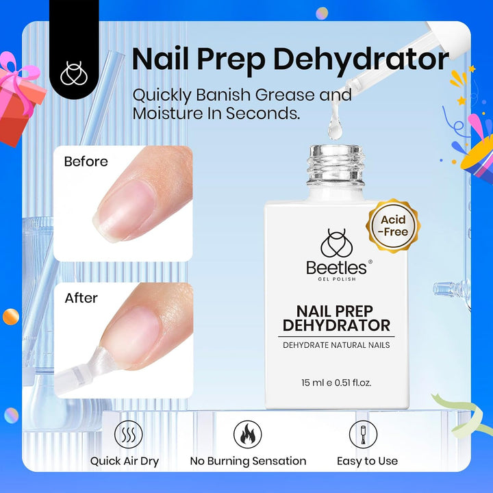 Beetles Gel Nail Polish Set | 3PCS 15ML | Long-Lasting Shine & Marble Effect