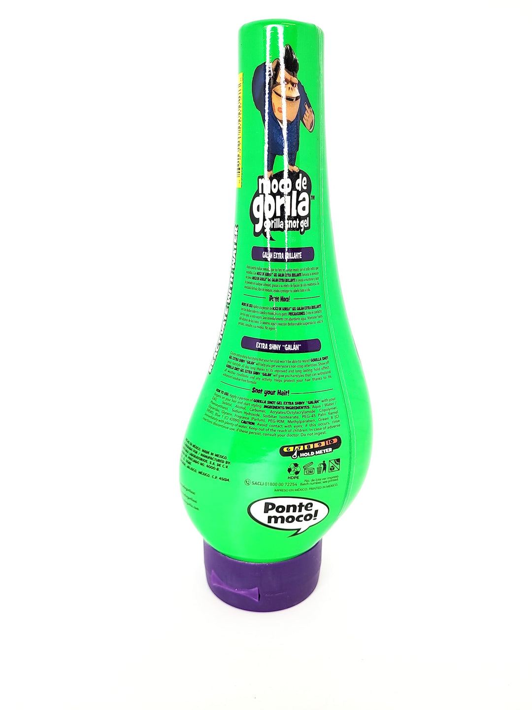 Moco de Gorila Hair Gel, High Durability, Fresh Scent, Gel Form, Size 11.99, Green