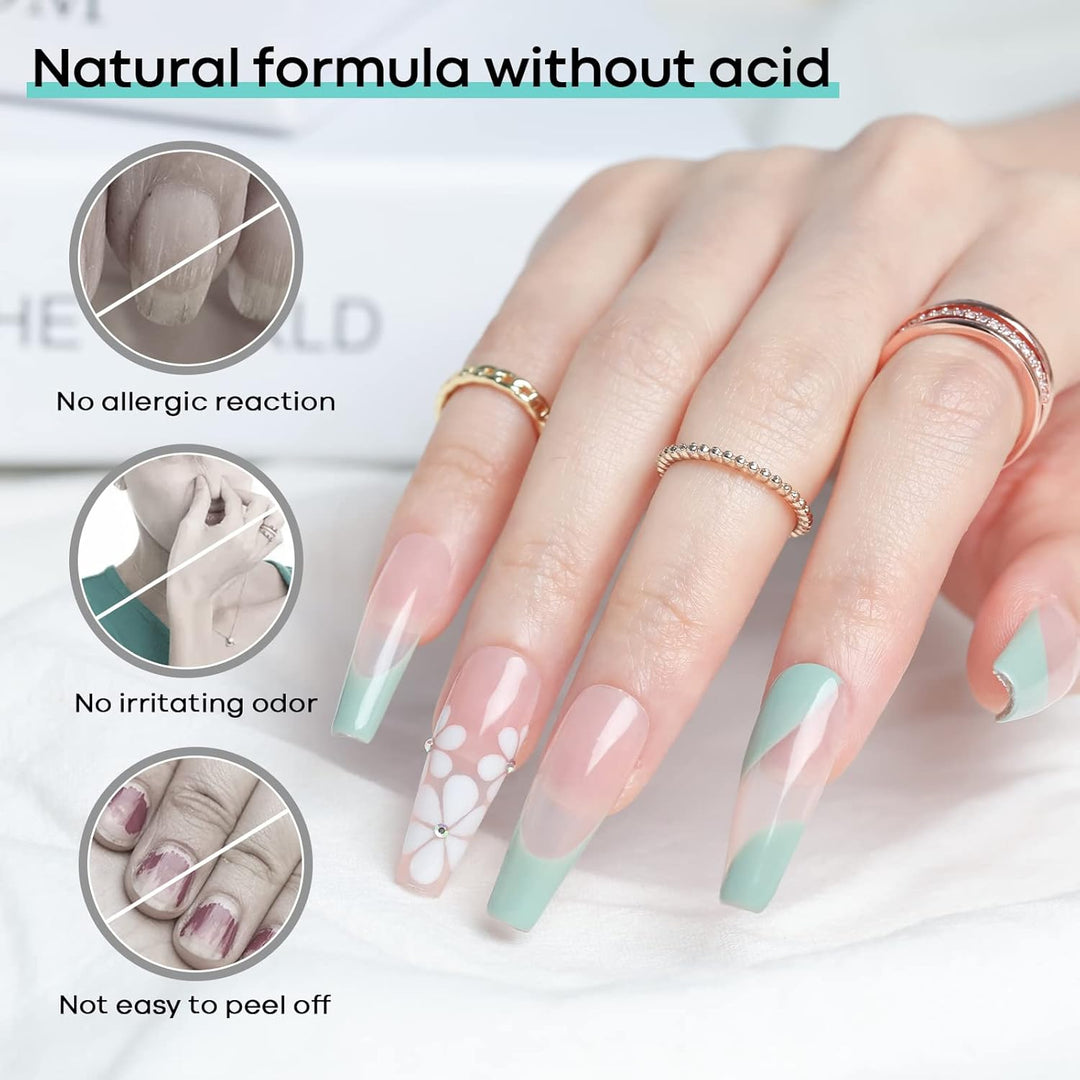 Builder Gel | Jelly Pink 6-In-1 Rubber Base Coat for Fragile Nails